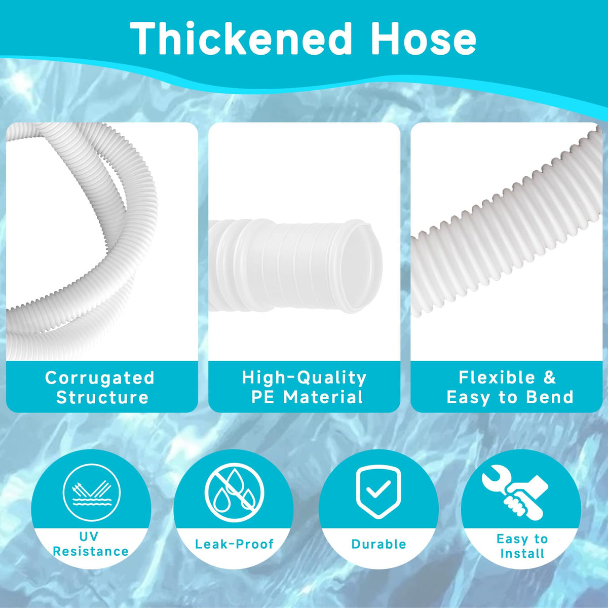 GlowGeek flexible hose design for easy routing