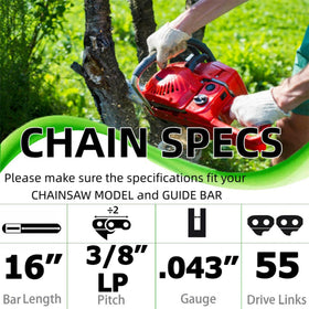 GlowPanda chain side view highlighting installation ease