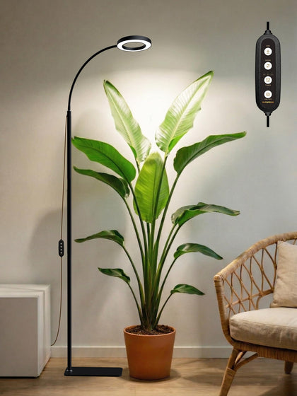 GLOWRIUM grow light on stand for evenly distributed indoor plant lighting