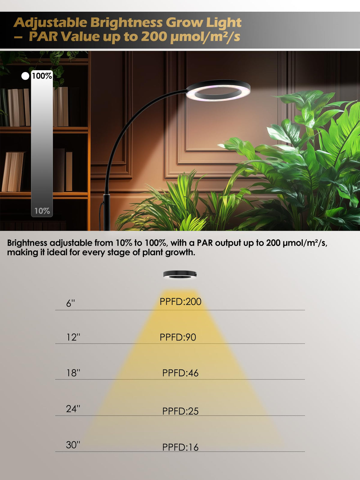 Glowrium timer settings support 3/9/12/16 hours for automated lighting.