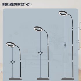GLOWRIUM stable base and 13-foot cord offer flexible placement