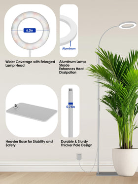GLOWRIUM three lighting modes tailor spectra for different growth stages.