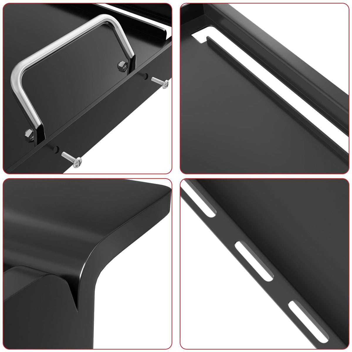 GLOWYE grease tray system keeps the cooking surface cleaner