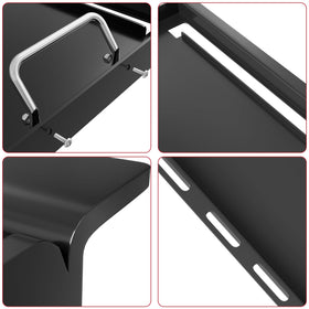 GLOWYE grease tray system keeps the cooking surface cleaner