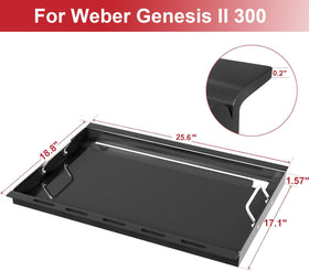 GLOWYE heavy-duty carbon steel griddle emphasizes warp-resistance and durability