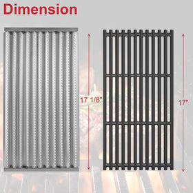 GLOWYE cast-iron cooking grates for Charbroil TRU-Infrared deliver durable searing