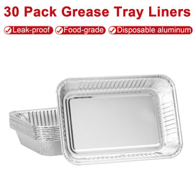 GLOWYE disposable grease pan tray enables quick replacement and mess-free grilling.
