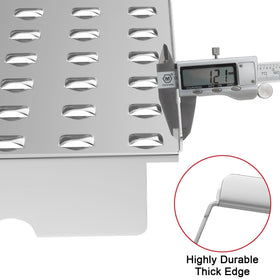 GLOWYE heat baffle for Woodwind SG-24 keeps interior tidy by directing drippings to drain.