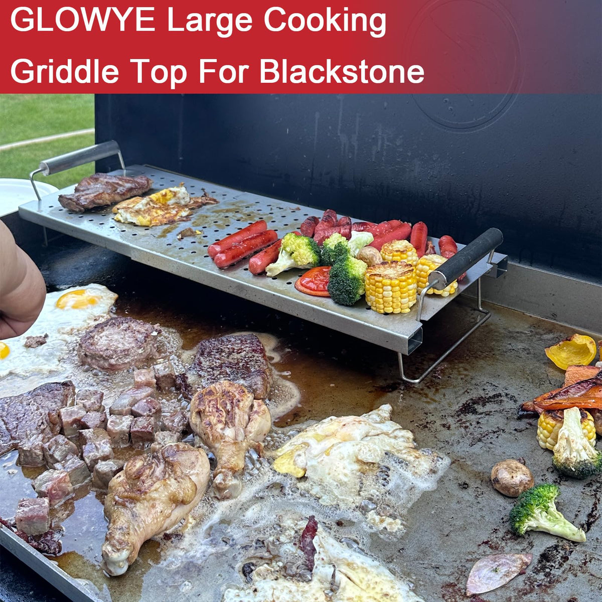 Glowye easy-clean design helps maintain seasoning and reduces sticking after use.