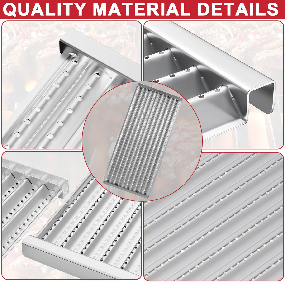 GLOWYE emitter plates for Charbroil TRU-Infrared 463367016 fit multiple grills