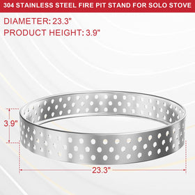 GLOWYE stainless steel base provides durable support for Yukon 1.0 and 2.0.
