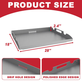 GLOWYE griddle top installation guide shows setup steps