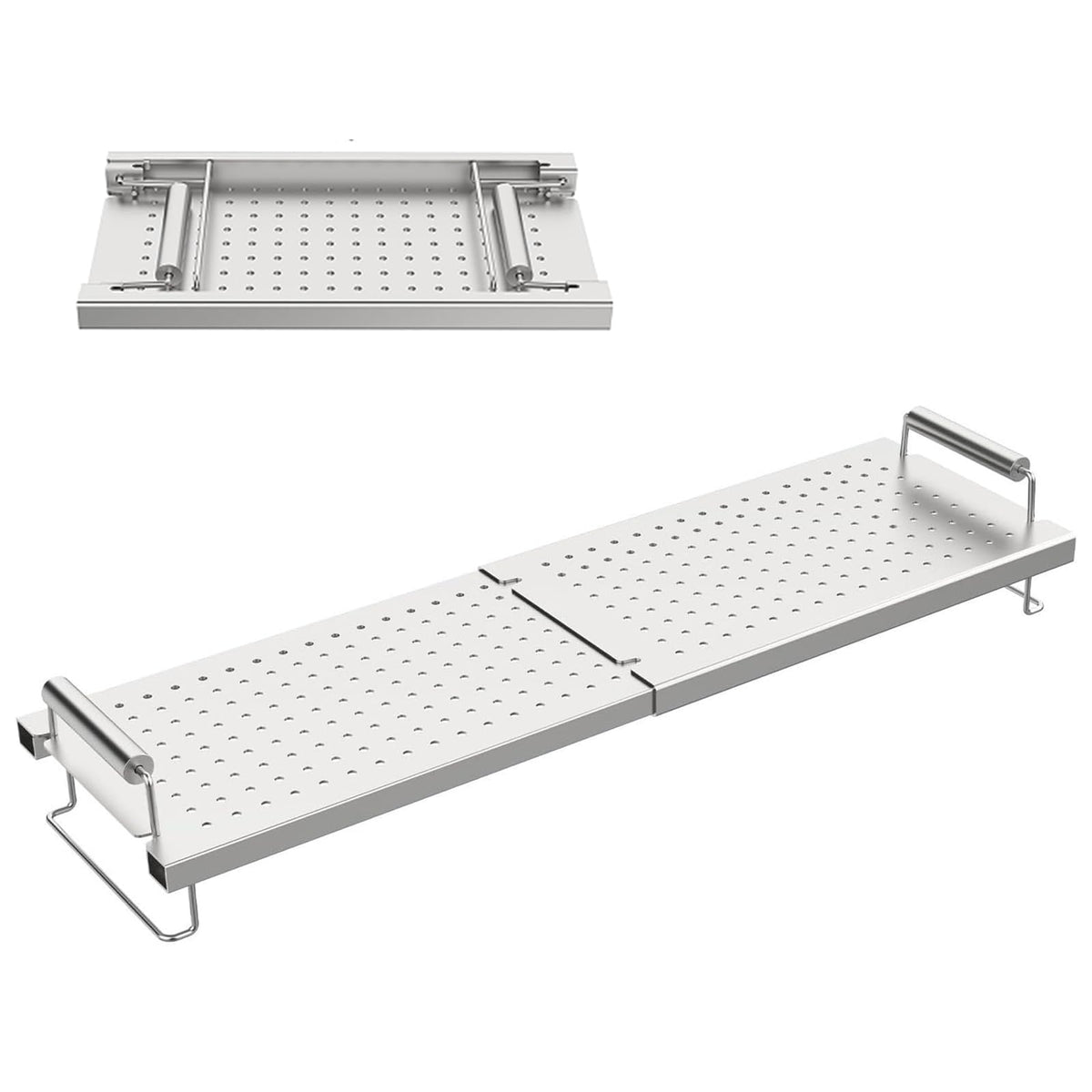 GLOWYE griddle warming rack adjustable length fits Blackstone griddles