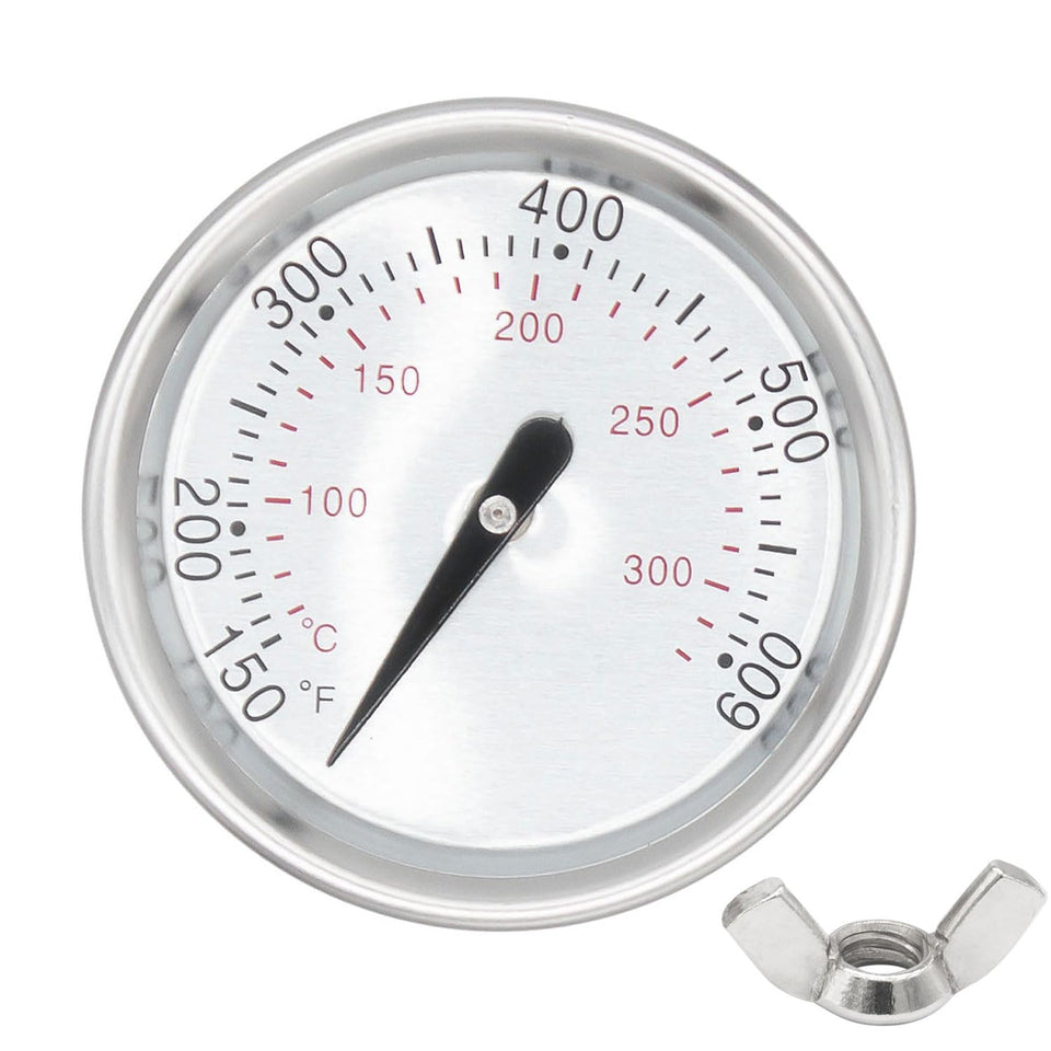 GLOWYE grill thermometer dial panel provides quick, accurate readings for consistent grilling.