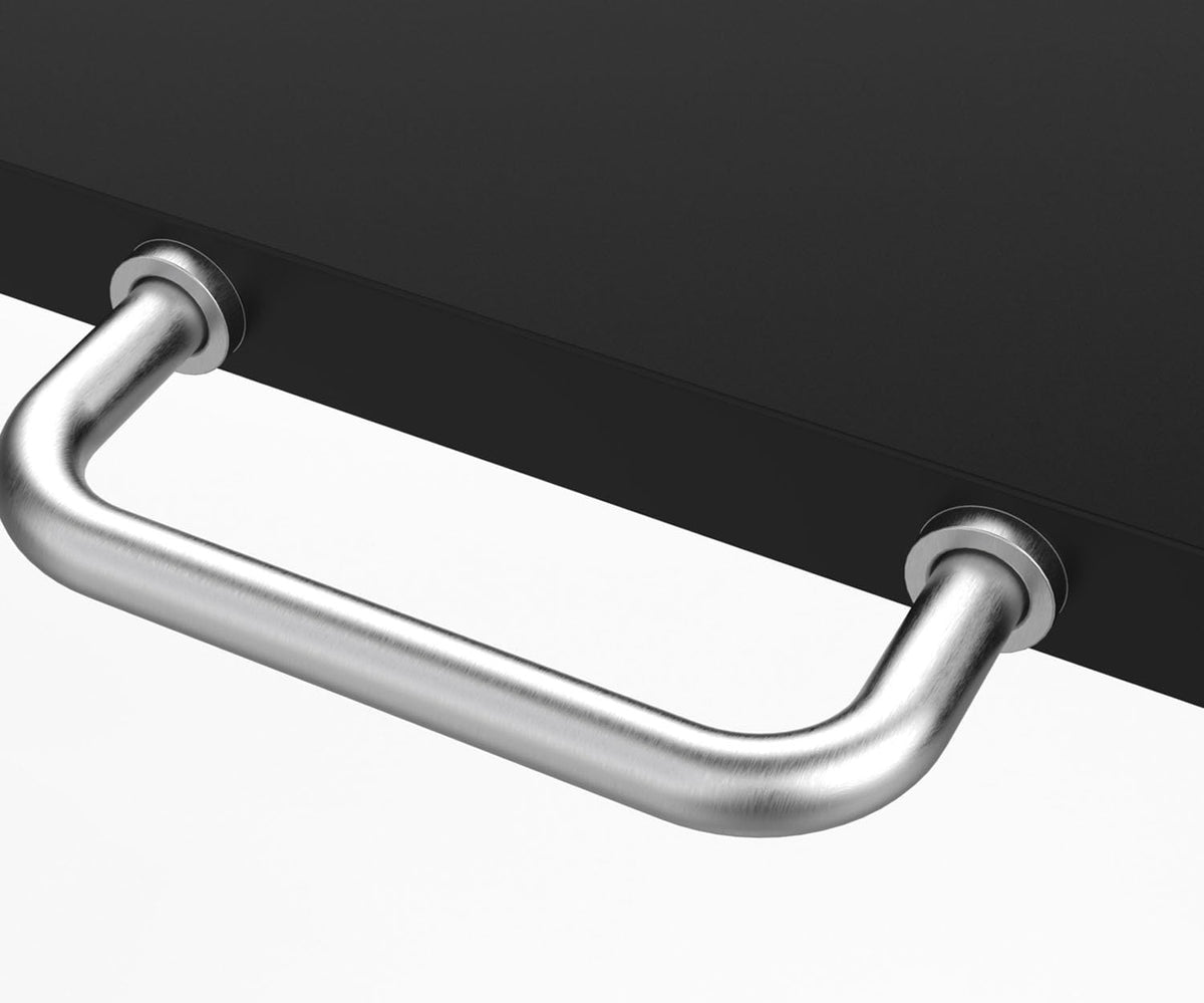 Glowye lid height design side view illustrating extra clearance