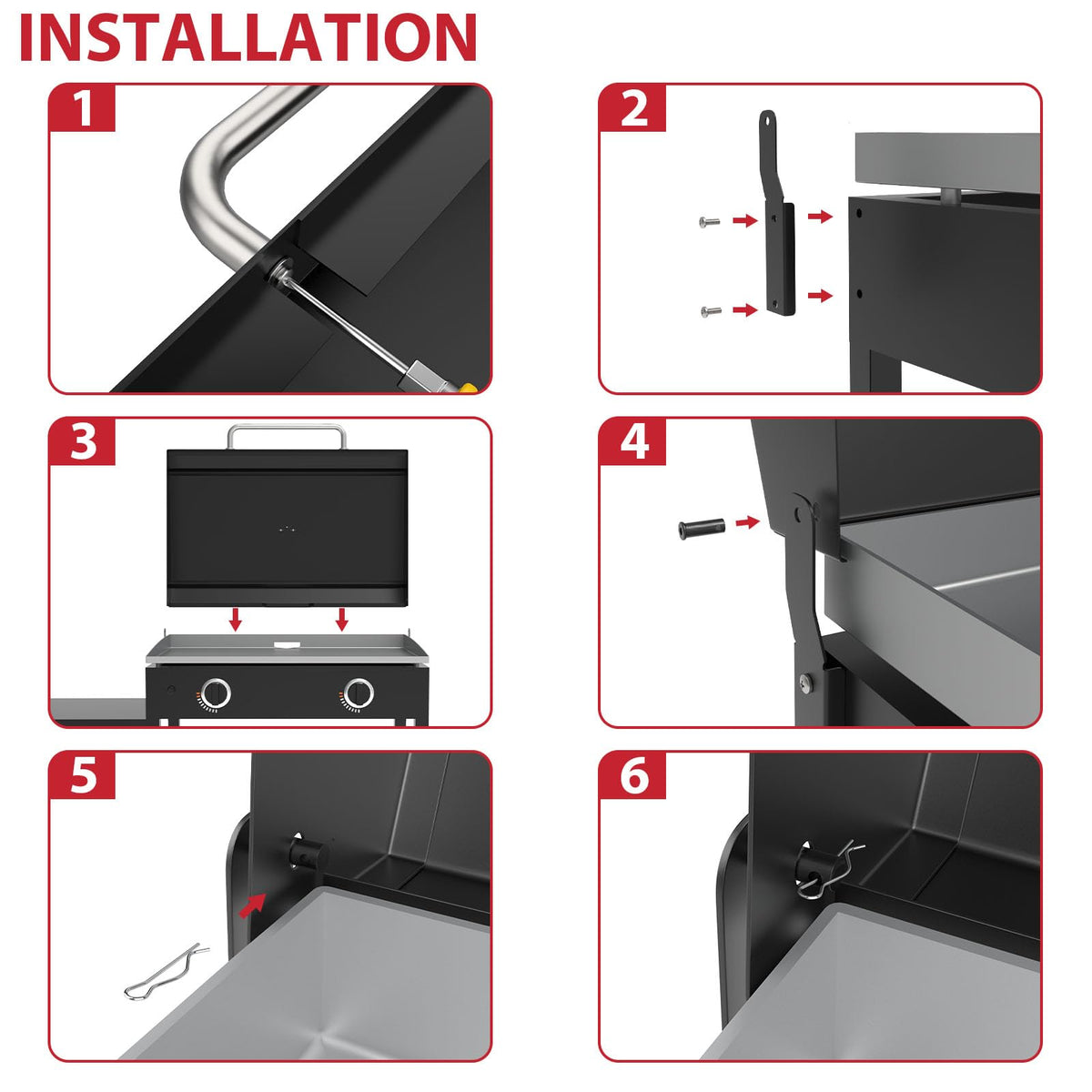 Glowye mounting hardware included for simple installation