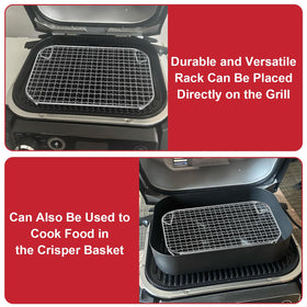 GLOWYE griddle pan and crisper basket usage expands recipe options