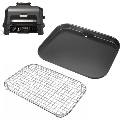 GLOWYE Ninja Woodfire OG700 griddle plate with non-stick surface for easy release