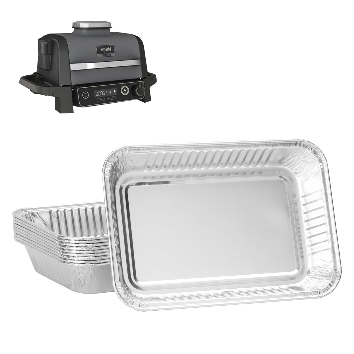 GLOWYE Ninja Woodfire OG800 OG900 drip pan keeps grill clean and grease contained.