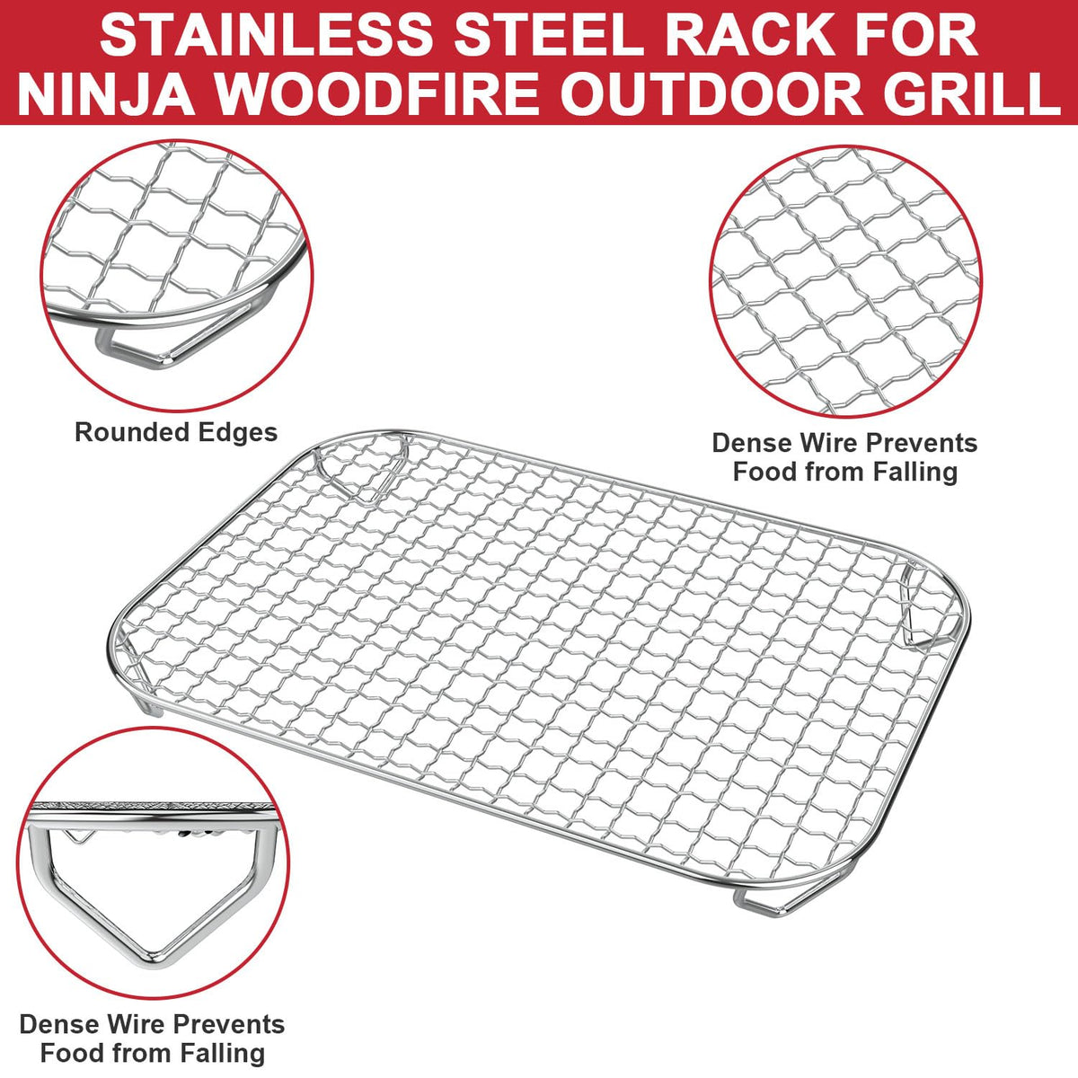 GLOWYE OG701-compatible griddle plate suits Ninja Woodfire OG701 models