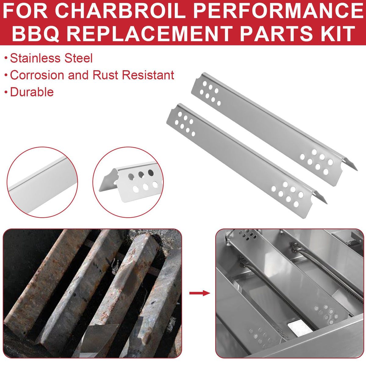 GLOWYE kit packaging and guides simplify Charbroil TRU-Infrared installation