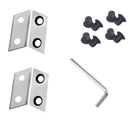 Glycife 4-pack wood chipper blades for durable yard debris processing