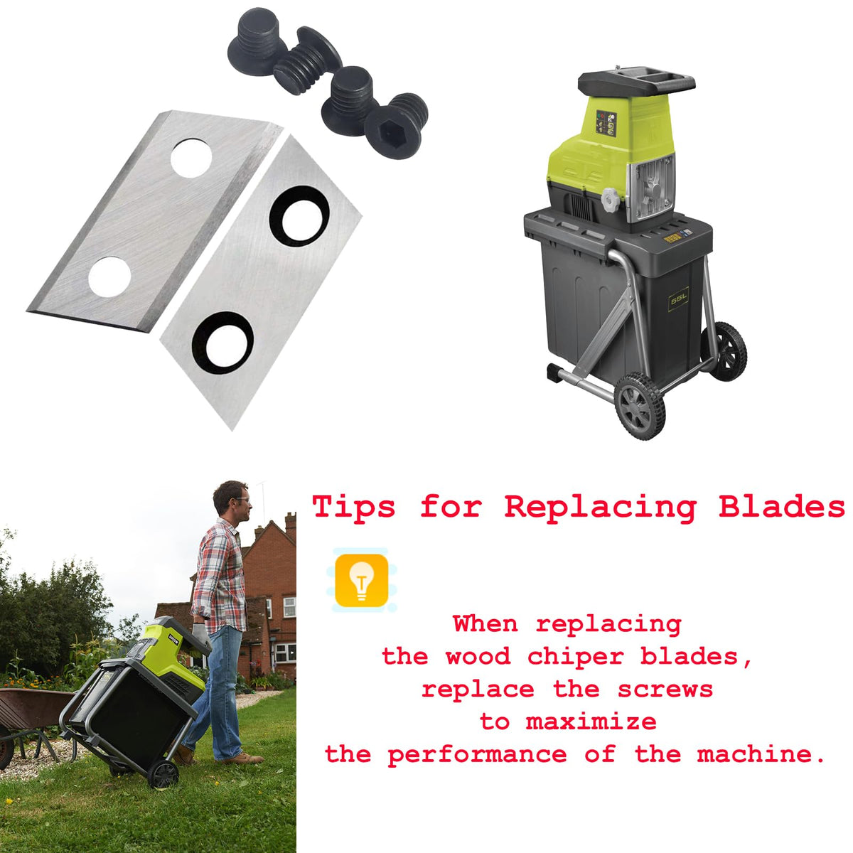 Glycife blade installation guide for replacement steps