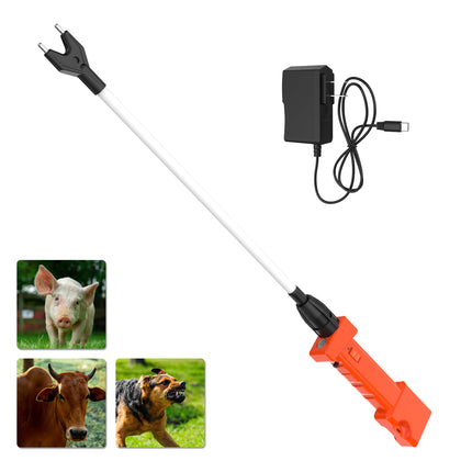 GmTonty cattle prod with LED light shows 34-inch reach for clear cues