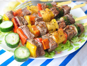 Gmark natural bamboo skewers eco-friendly food-safe for family meals