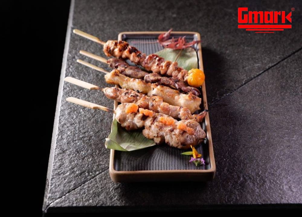 Gmark eco-friendly skewers offer a 100-count bag ideal for entertaining and batch prep.