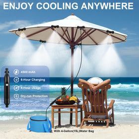 GMAULEE 4-gallon water bag ready for extended outdoor use
