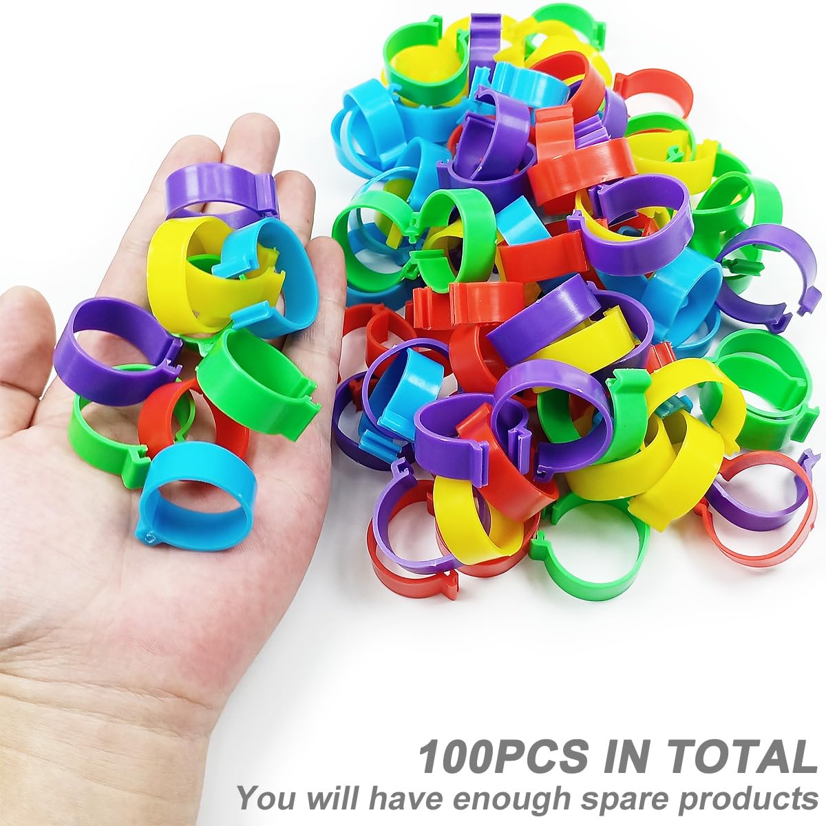 Gmeily high quality plastic leg bands with reusable design.