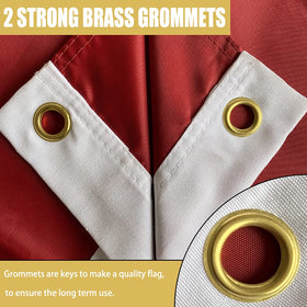 Gmeitoey USMC flag suited for outdoor and indoor display.