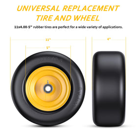 Gnapmak MOOKING flat-free core provides reliable inflation-free performance.