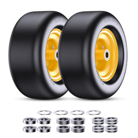 Gnapmak MOOKING 11x4-5 front lawn mower tire; puncture-resistant and maintenance-free.
