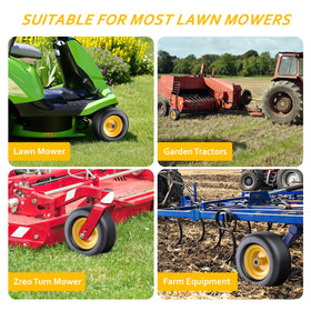Gnapmak MOOKING smooth-grip ride on turf for comfortable mowing.