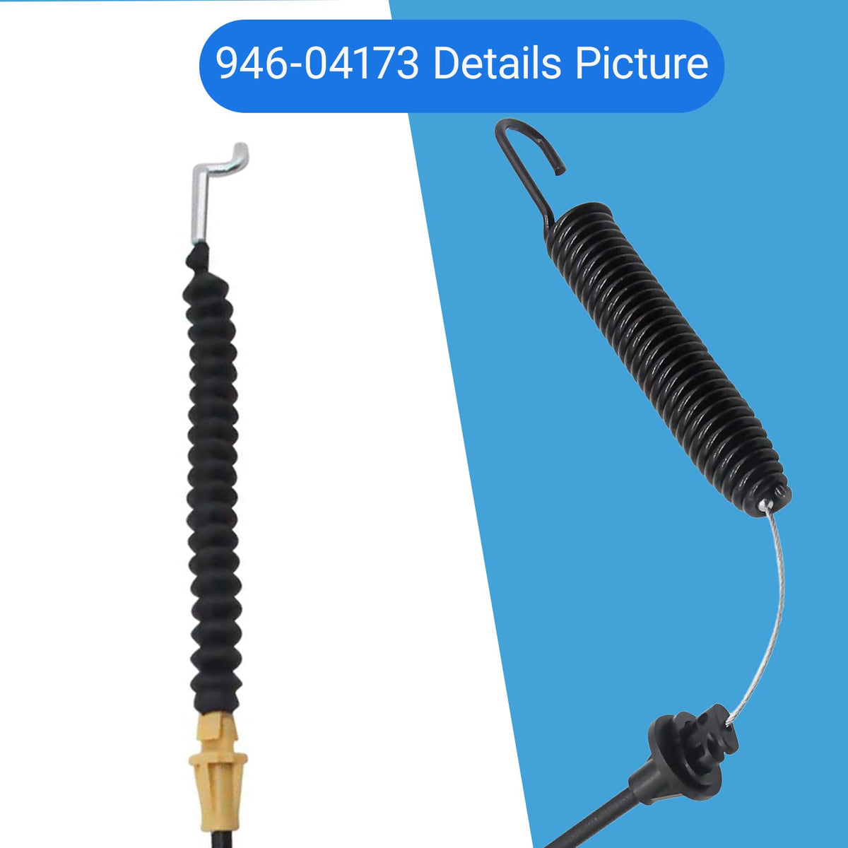 GnDaYoug easy-install deck cable helps you finish setup without tools.
