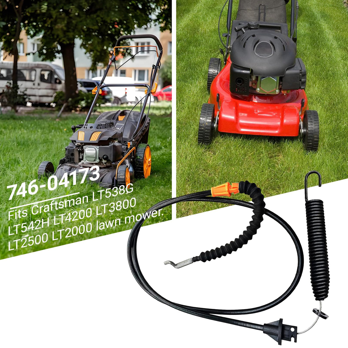 GnDaYoug precise 39-inch conduit and 56-inch inner wire for better control during mowing.