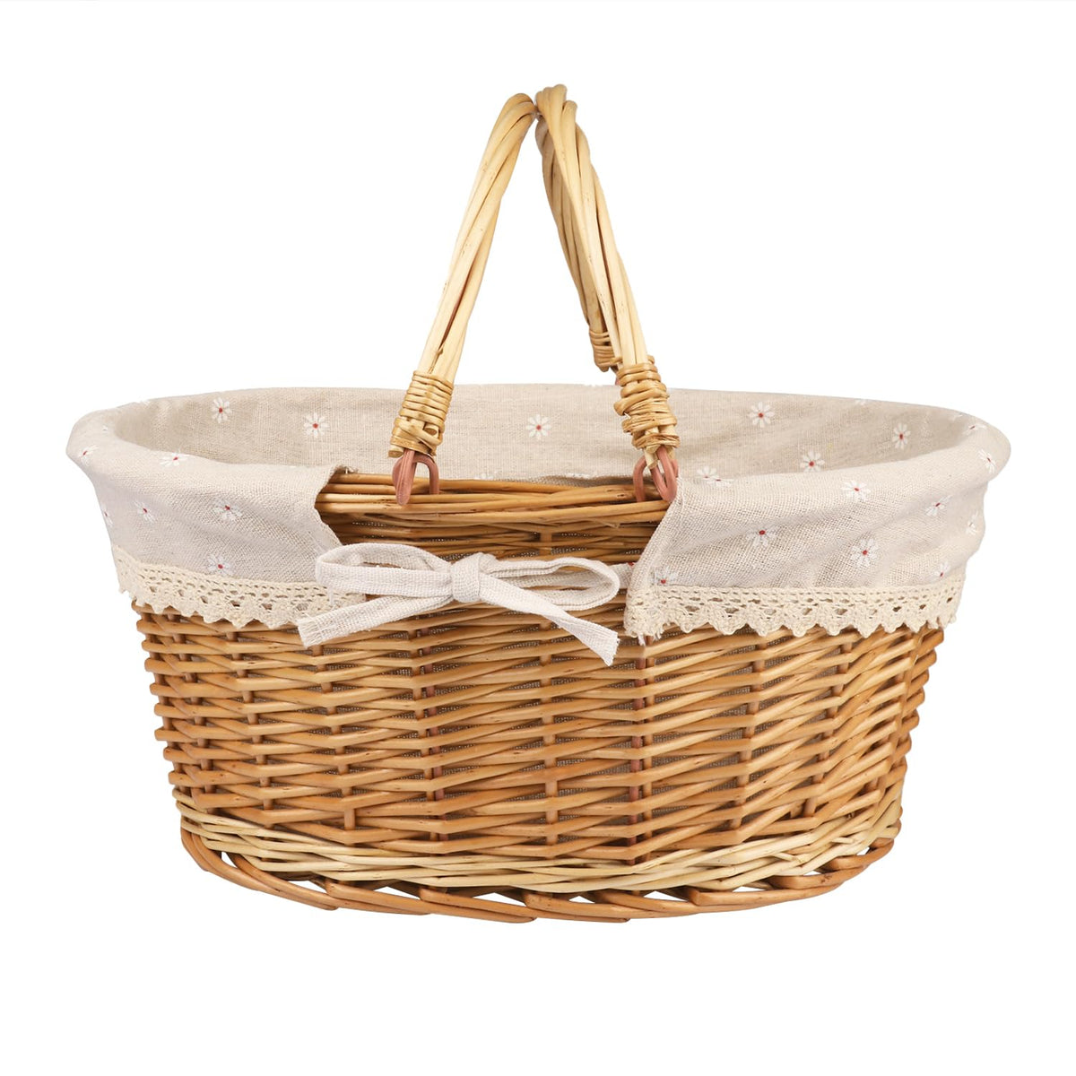 GNIEMCKIN wedding decor basket, stylish centerpiece for ceremonies and receptions.