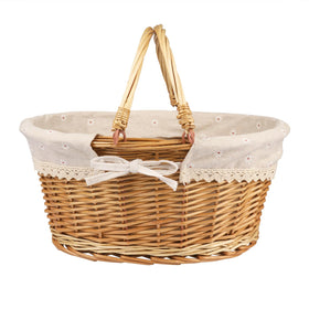 GNIEMCKIN wedding decor basket, stylish centerpiece for ceremonies and receptions.