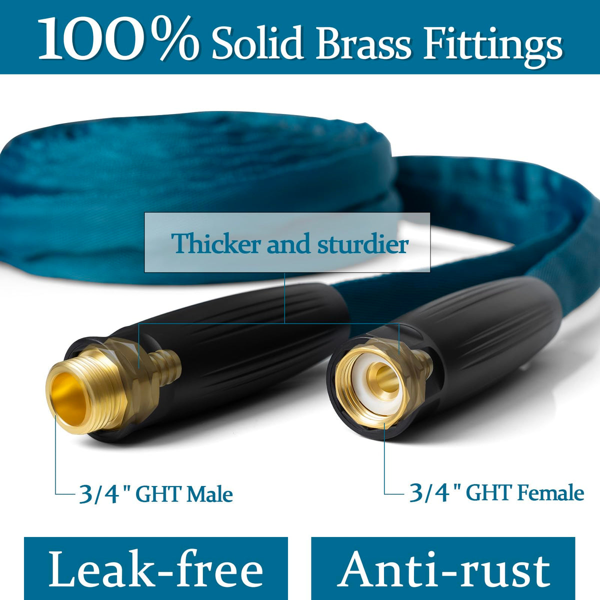 Gnimihz brass fittings ensure leak-free connections with taps.