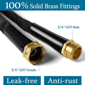 Gnimihz lightweight, flexible hose ideal for garden chores.