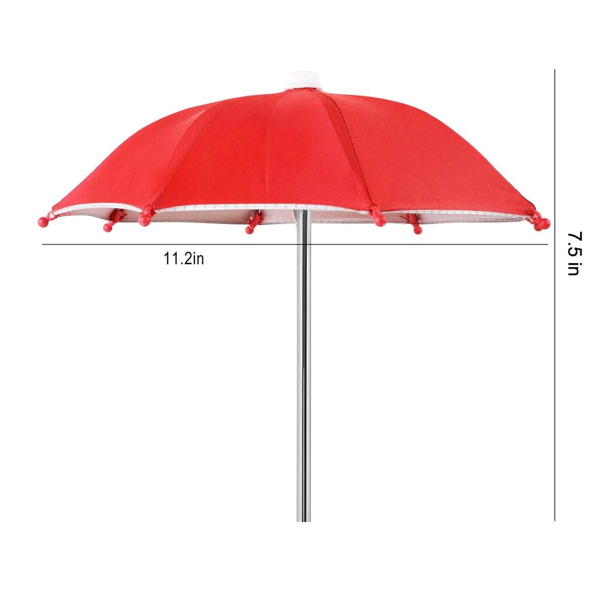 Gnodry Squirrel Feeder Mini Umbrella cap protects the tip and enhances aesthetics.