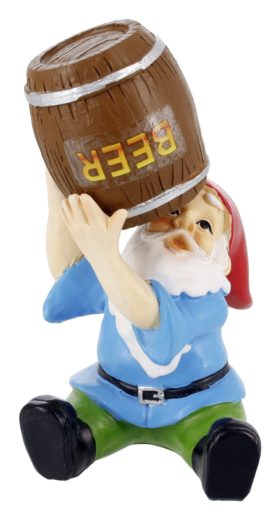 Gnometastic drinking gnome 4-inch for indoor or outdoor beer garden vibes