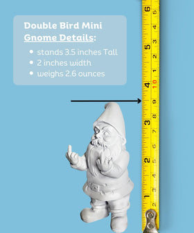 Gnometastic Gnude Mini Gnome, unpainted surface ready for DIY painting.