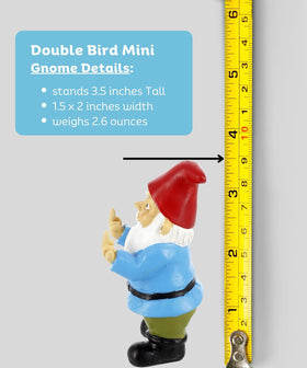 Gnometastic naughty gnome outdoor decor middle finger for yard humor