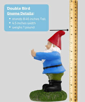 Gnometastic patio gnome statue enhancing lawn decor