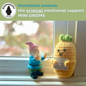 Gnometastic weather-resistant gnome poly resin for all-season outdoor use