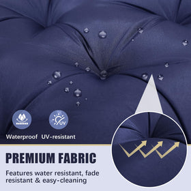 Gnostik cushion care close-up indicates easy spot cleaning with mild soap