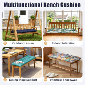 Gnostik cushion with three ties secures on any bench